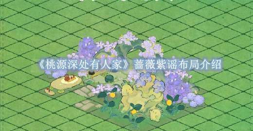《桃源深处有人家》蔷薇紫谣布局介绍