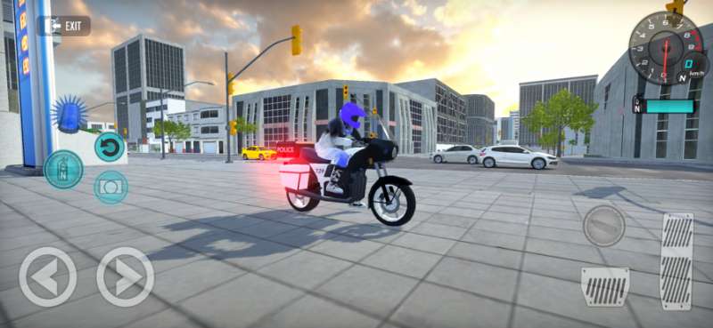 Police Motorcycle Drive Simios版0