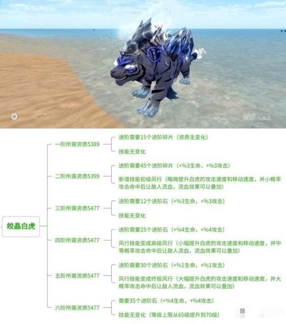 创造与魔法皎晶白虎怎么样?皎晶白虎介绍