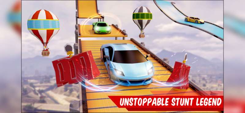 Rooftop Jump Car Stunts Racingios版4