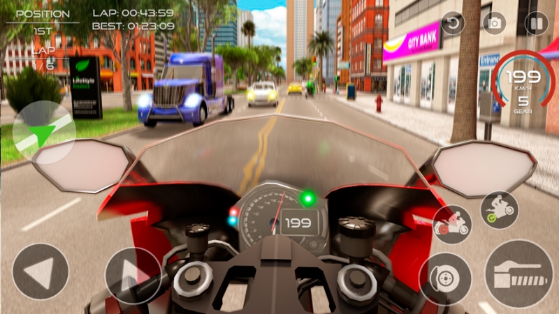 Extreme Motorbike City Raceios版0