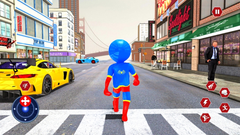 火柴人蜘蛛俠城市英雄戰鬥：3d 俠盜獵車手ios版1