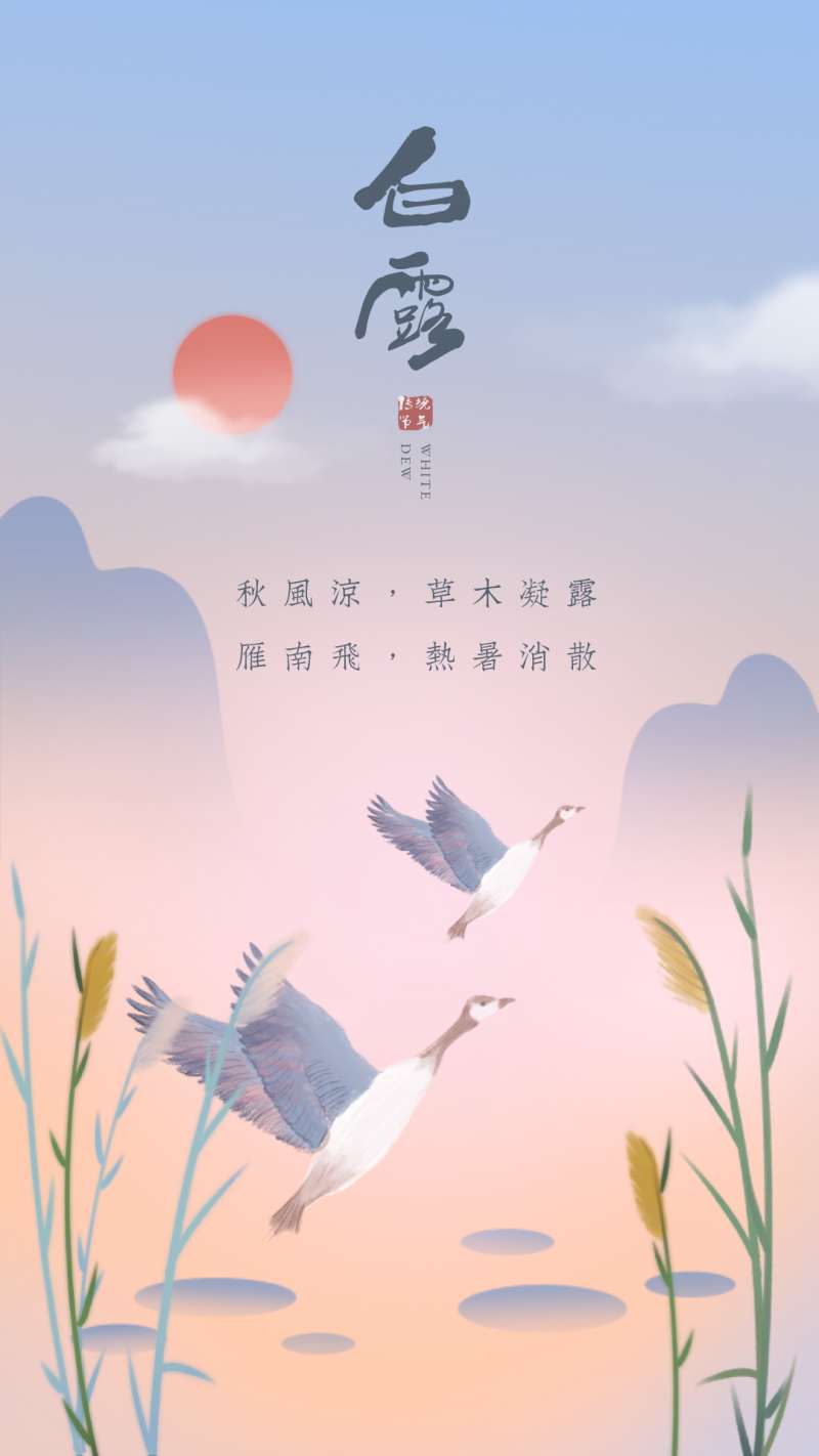 白露节气文案 白露节气朋友圈文案简单 白露节气说说朋友圈