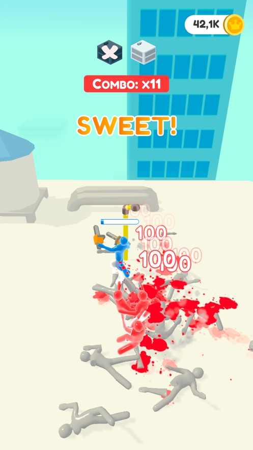 Jelly Fighter: 果冻人打架。火柴人机动游戏ios版2