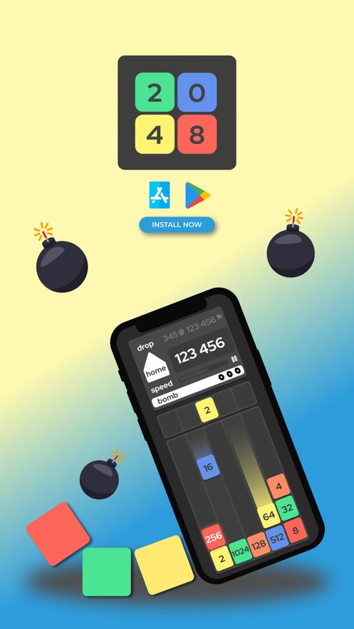 Drop 2048ios版1