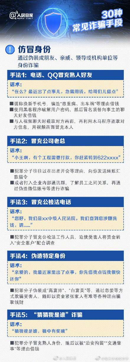 父亲裸聊被要挟儿子察觉及时报警 30种常见诈骗手段你知道几个?