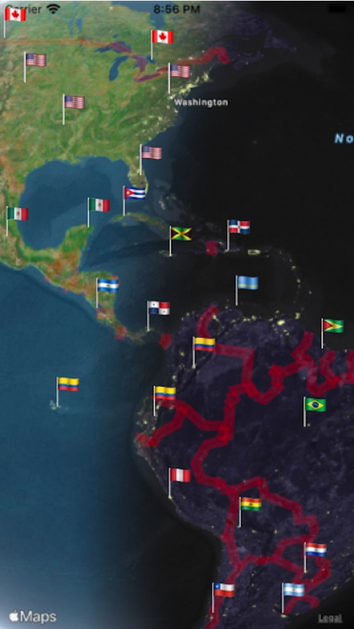 Flags on Mapios版0