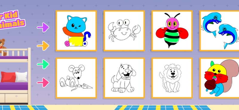 Painter Kid: Color Animalsios版2