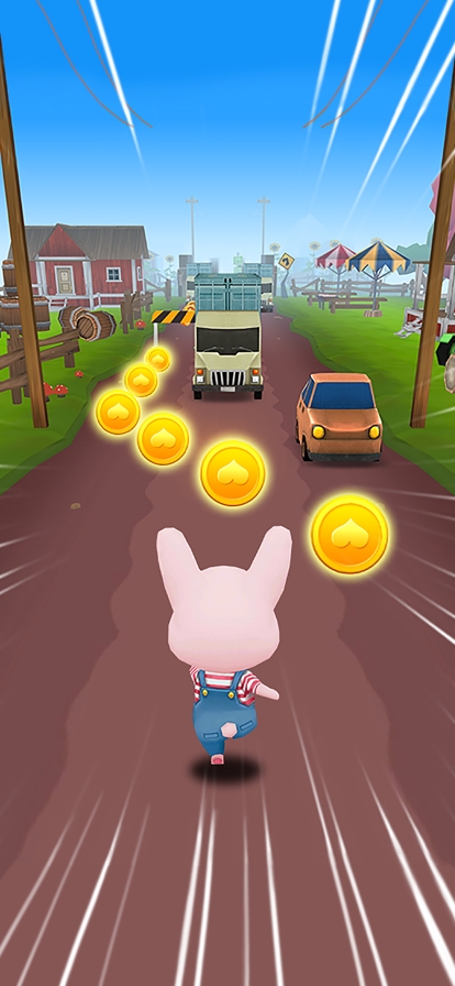 Cat Surfers: Kitty Gold Runios版2