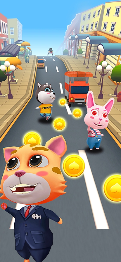 Cat Surfers: Kitty Gold Runios版0