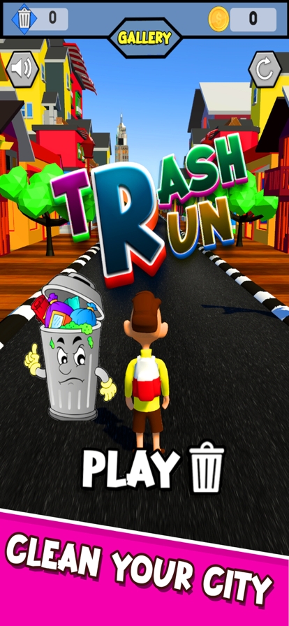City Cleaner Garbage Trash Runios版0