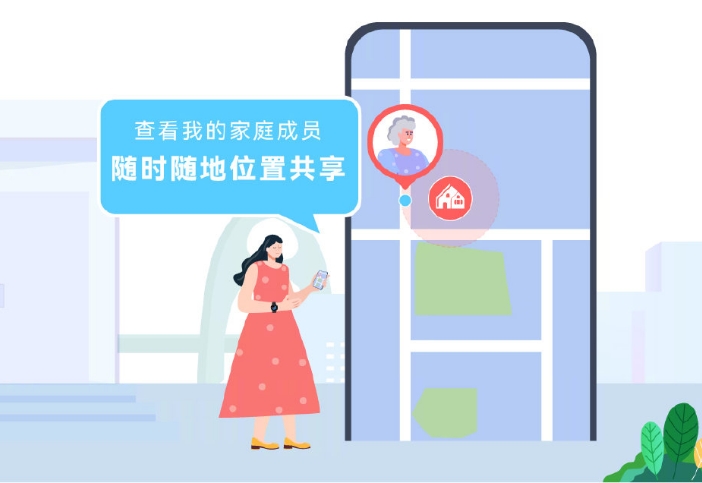 华为watch3家庭空间怎样共享位置