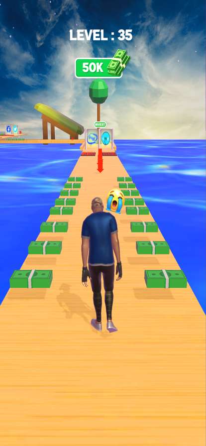 Investment runner3d:Money Rushios版1
