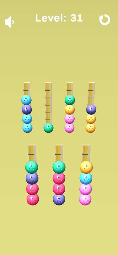Color Sort 3D! Stacking Puzzleios版2