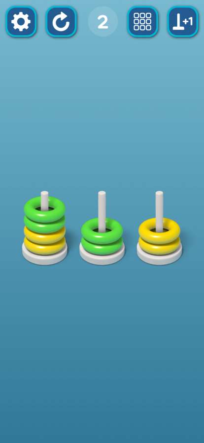 彩色箍游戏 ： 戒指颜色排序游戏ios版3