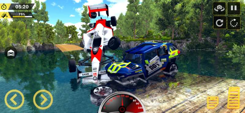 Impossible Bridge VS Car Crashios版4