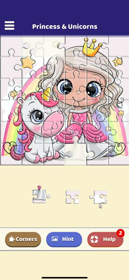 Princess & Unicorns Puzzleios版3