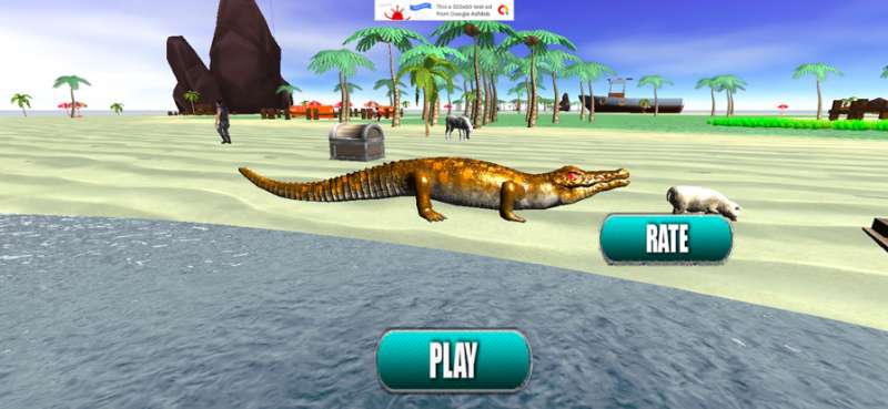 Angry Crocodile Beach Attackios版0