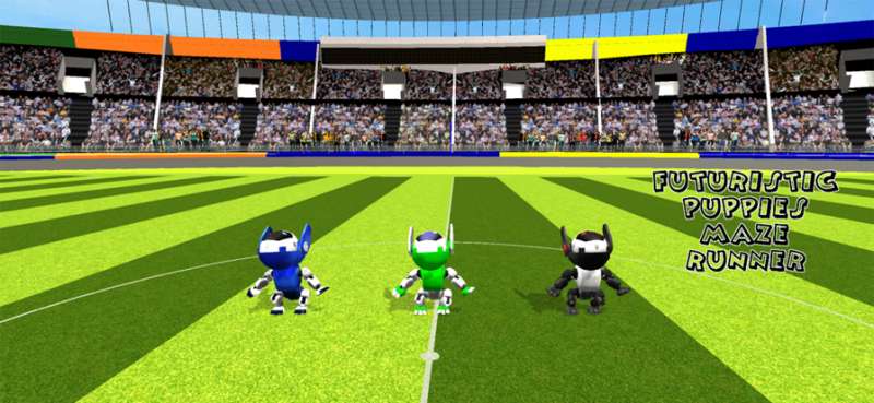 Futuristic Puppy Maze Runios版0