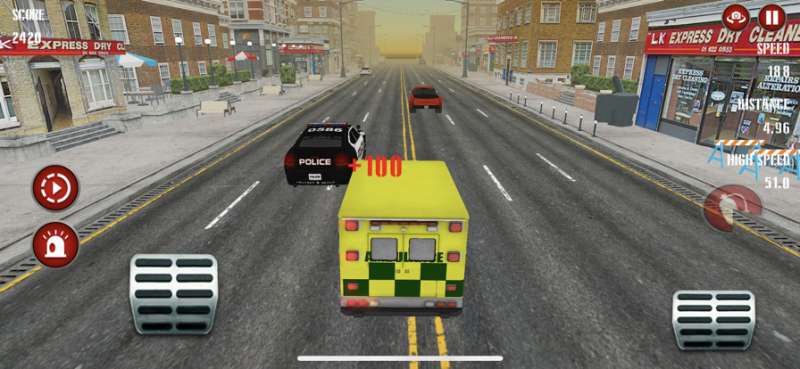 紧急救护车救援驾驶：公路赛车模拟ios版4