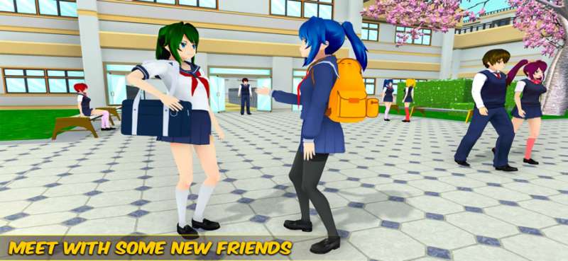 動漫高中女生3d 2022ios版0