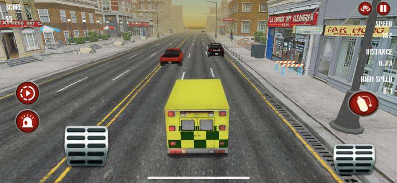 紧急救护车救援驾驶：公路赛车模拟ios版1