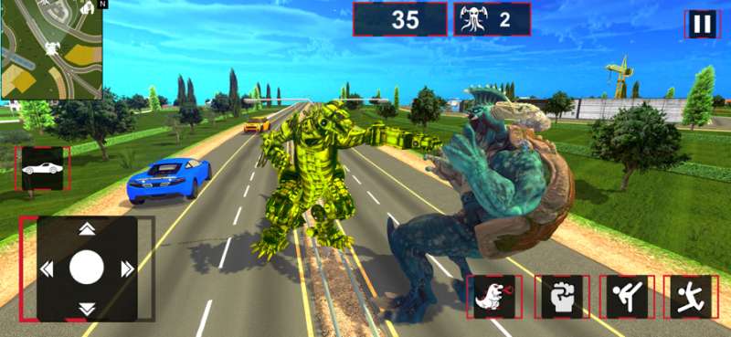 Gorilla vs Kaiju City Rushios版2