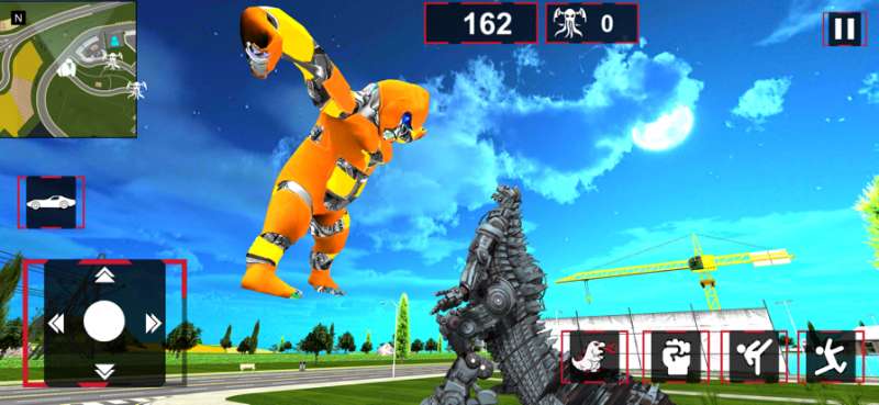 Gorilla vs Kaiju City Rushios版0