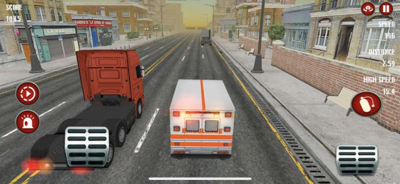 紧急救护车救援驾驶：公路赛车模拟ios版0