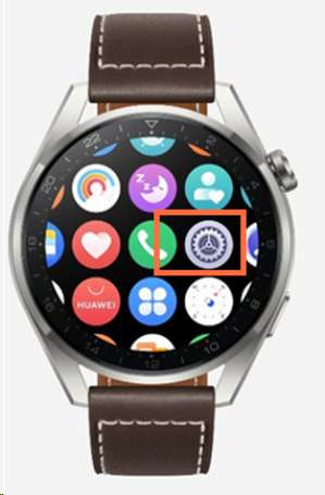 华为gt3如何打开飞行模式