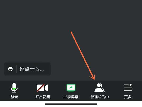 腾讯会议怎么禁言成员