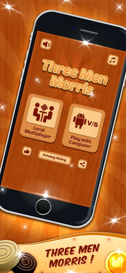 Mills Three Men\'s Morris Gameios版0
