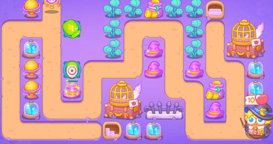 保卫萝卜4阿波与魔法宝藏第31关攻略,阿波与魔法宝藏31关图文通关流程