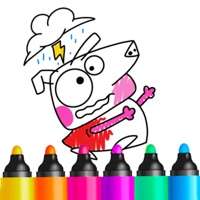 Cute Piggy : Coloringios版